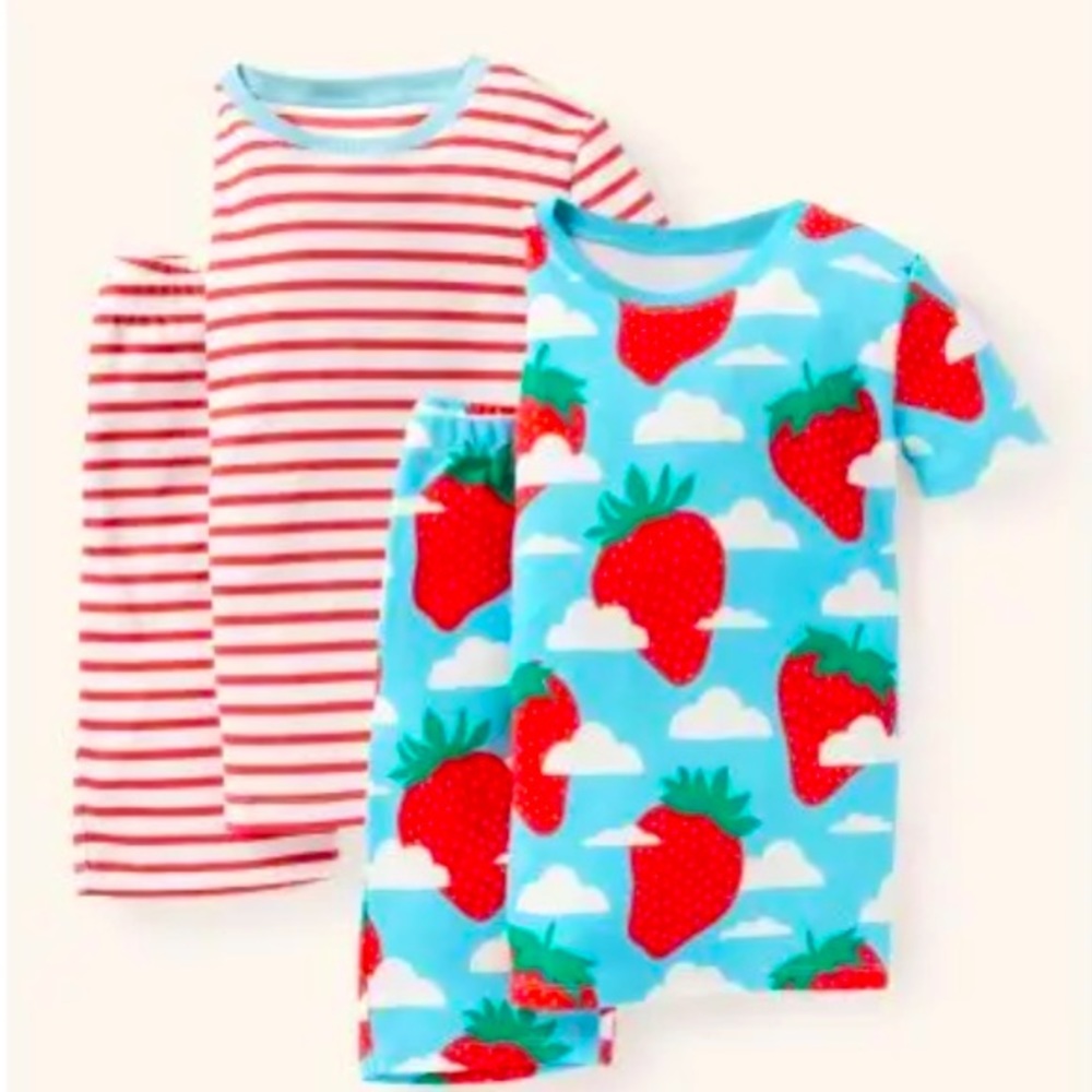 Mini Boden Twin Pack Short John Pyjamas